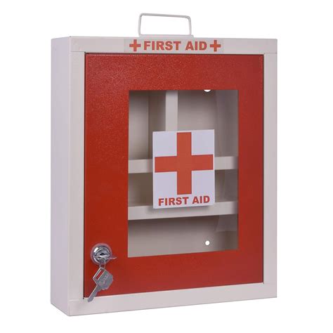 metal emergency box|Amazon.com: Metal First Aid Kit Box.